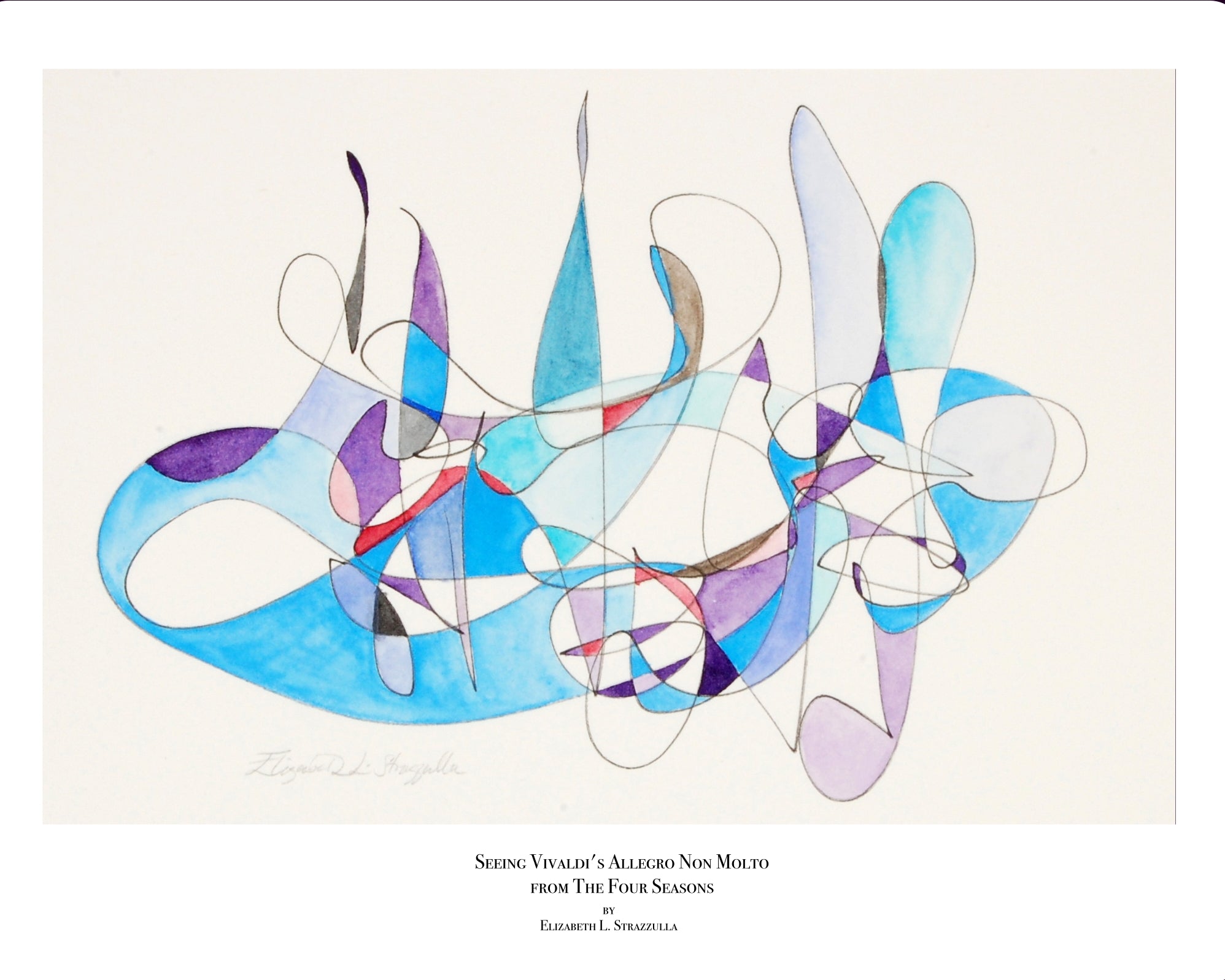 Seeing Vivaldi's Four Seasons-Winter; Allegro non Molto (Print)