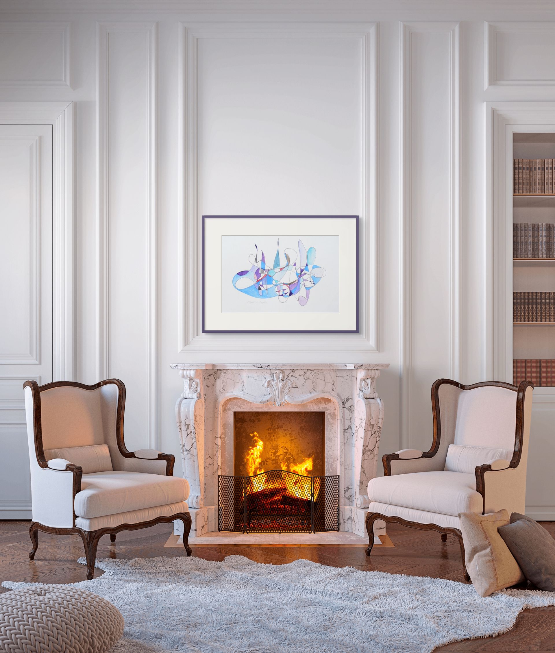 Seeing Vivaldi's Four Seasons-Winter; Allegro non Molto (Print)